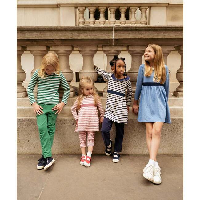 Marie Clare Dress, Rose Rugby Stripe - Dresses - 4