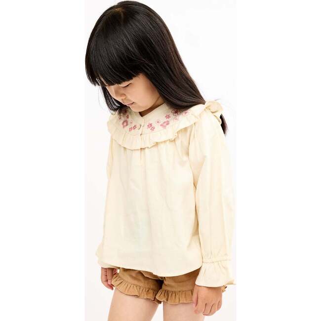 Maggie Blouse, Cream - Blouses - 3