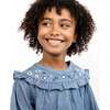 Maggie Blouse, Denim - Blouses - 4