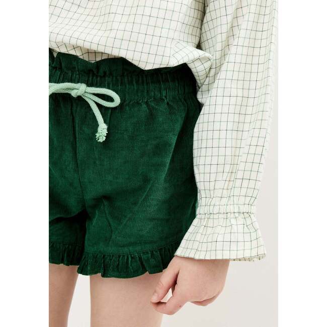 Maggie Blouse, Green Tattersall - Blouses - 4