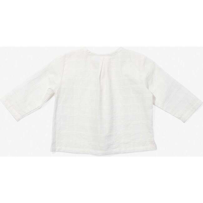 Lupo Baby Shirt, Cream Windowpane - Shirts - 2