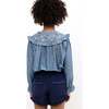 Maggie Blouse, Denim - Blouses - 5
