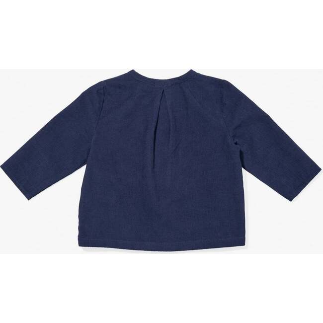 Lupo Baby Shirt, Navy Corduroy - Shirts - 2