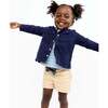 Lupo Baby Shirt, Navy Corduroy - Shirts - 4