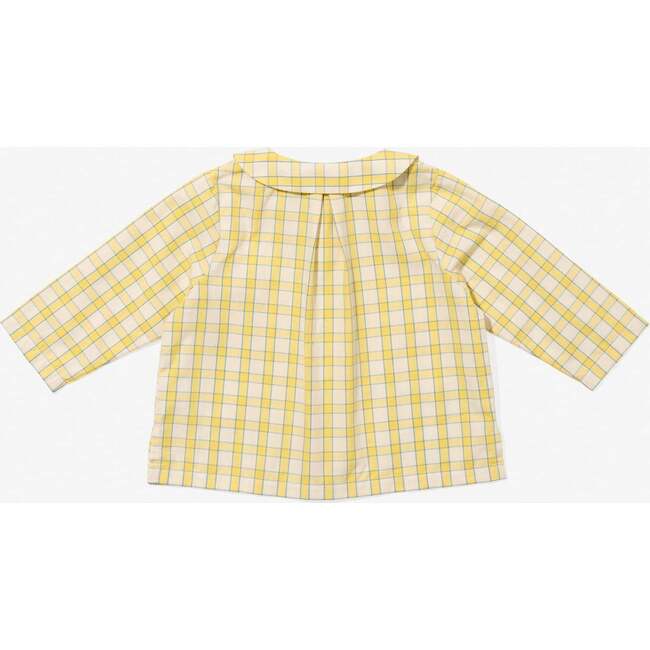 Jefferson Baby Shirt, Yellow Picnic Check - Button Downs - 2