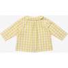 Jefferson Baby Shirt, Yellow Picnic Check - Button Downs - 2