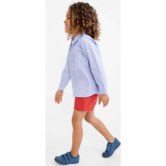 Jeffie Shirt, Blue Pinstripe - Button Downs - 5