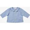Jefferson Baby Shirt, Blue Pinstripe - Button Downs - 1 - thumbnail