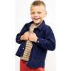 Jeffie Shirt, Navy Corduroy - Button Downs - 3