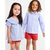 Jeffie Shirt, Blue Pinstripe - Button Downs - 6
