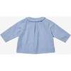 Jefferson Baby Shirt, Blue Pinstripe - Button Downs - 2