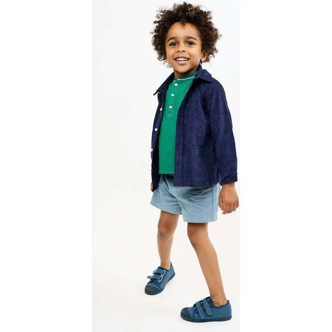 Jeffie Shirt, Navy Corduroy - Button Downs - 5