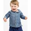 Jefferson Baby Shirt, Denim - Button Downs - 4