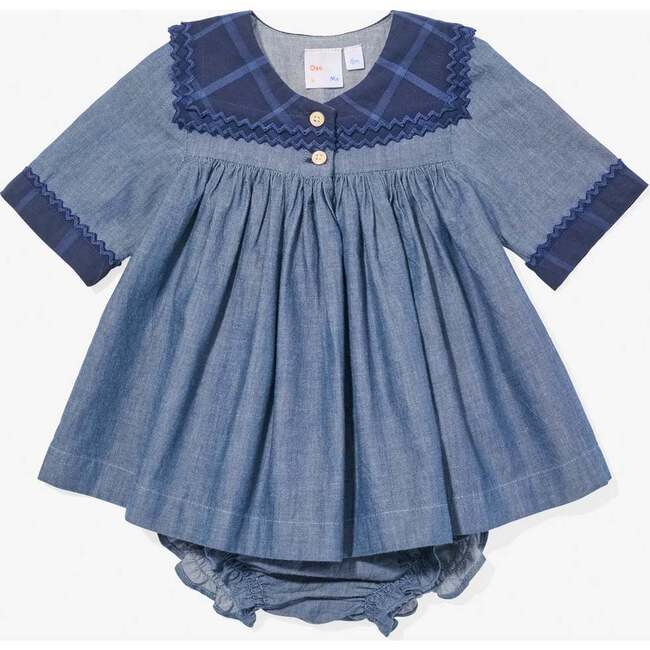 Grace Baby Dress, Denim