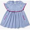 Diana Dress, Blue Pinstripe - Dresses - 1 - thumbnail