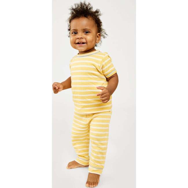 Willie Baby T-Shirt, Yellow Stripe - T-Shirts - 3