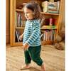 Edward Baby T-Shirt, Forest Stripe - T-Shirts - 3
