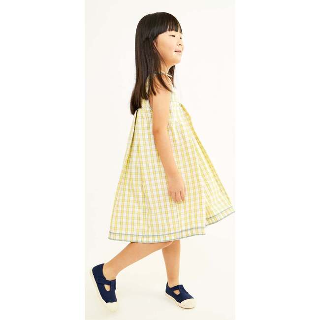 Daisy Dress, Yellow Picnic Check - Dresses - 4