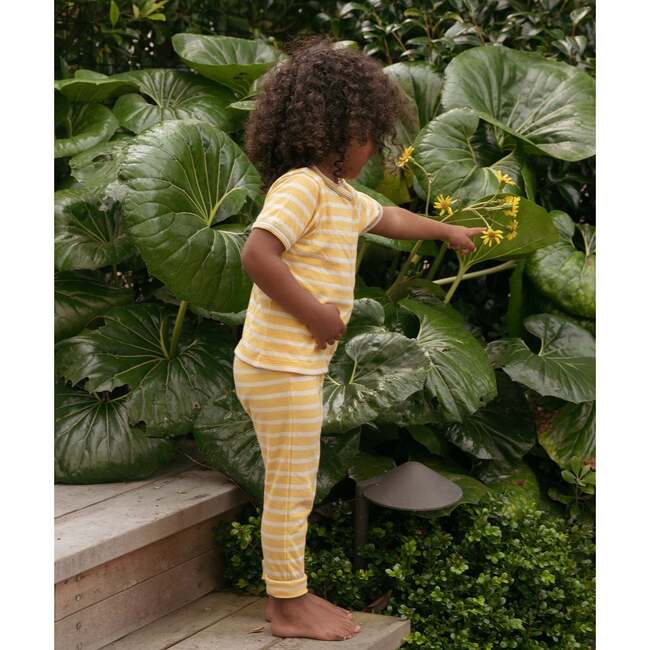 Willie Baby T-Shirt, Yellow Stripe - T-Shirts - 4