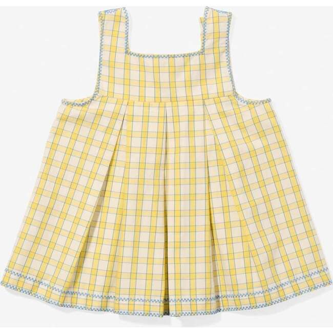 Daisy Baby Dress, Yellow Picnic Check