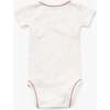 Crossbody Short Sleeve One-piece, Rose Piping - Onesies - 2