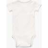 Crossbody Short Sleeve One-piece, Sea Glass Piping - Onesies - 2
