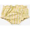 Daisy Baby Dress, Yellow Picnic Check - Dresses - 3