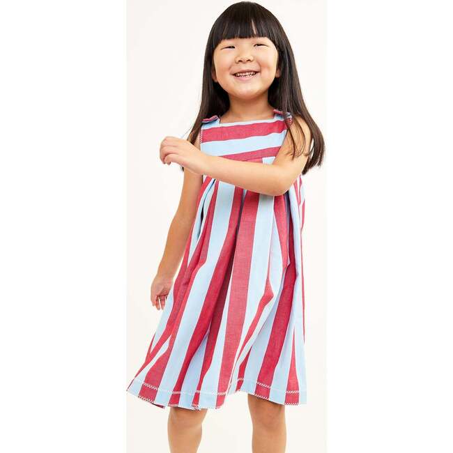 Daisy Dress, Cherry Stripe - Dresses - 4