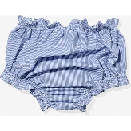 Diana Baby Dress, Blue Pinstripe - Dresses - 3