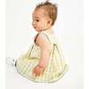 Daisy Baby Dress, Yellow Picnic Check - Dresses - 4