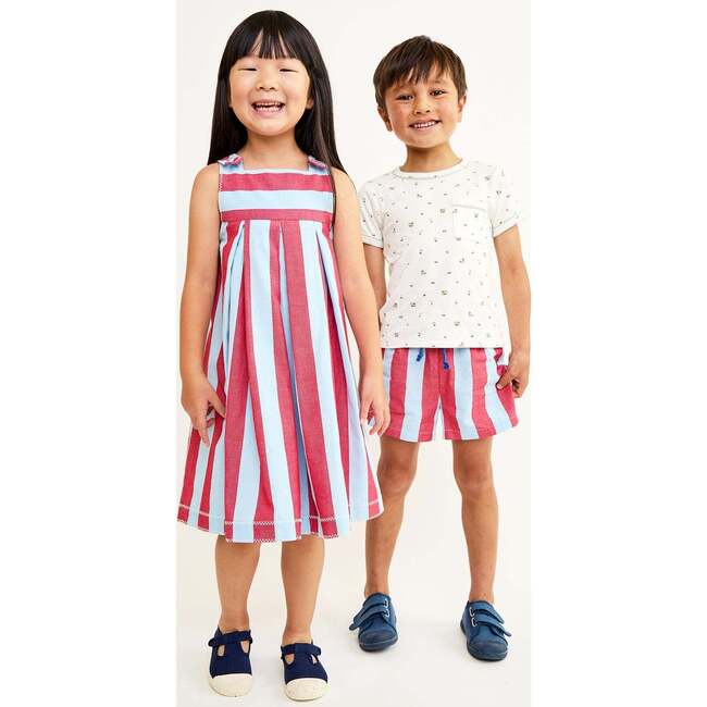Daisy Dress, Cherry Stripe - Dresses - 5