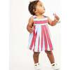 Daisy Baby Dress, Cherry Stripe - Dresses - 4