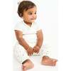 Crossbody Short Sleeve One-piece, Sea Glass Piping - Onesies - 4