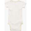 Crossbody Short Sleeve One-piece, Yellow Piping - Onesies - 2