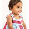 Daisy Baby Dress, Cherry Stripe - Dresses - 5