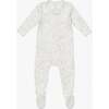 Marley Zip Footie, Seafoam Star - Footie Pajamas - 1 - thumbnail