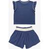 Bea Short Set, Navy - Shorts - 2