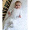 Marley Zip Footie, Seafoam Star - Footie Pajamas - 4