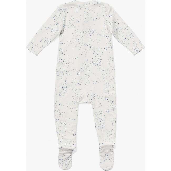Marley Zip Footie, Blue Star - Footie Pajamas - 2