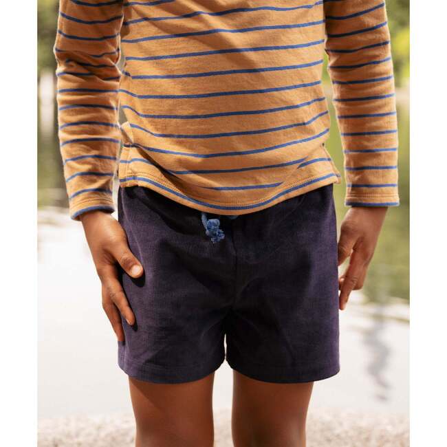 Bingo Short, Navy Corduroy - Shorts - 5