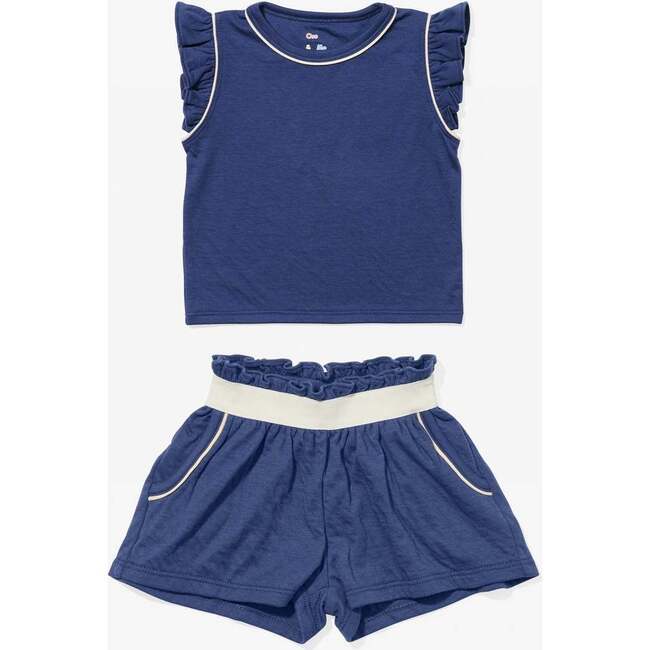 Bea Baby Short Set, Navy