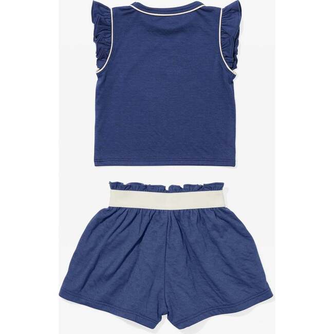 Bea Baby Short Set, Navy - Shorts - 2