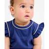 Bea Baby Short Set, Navy - Shorts - 6