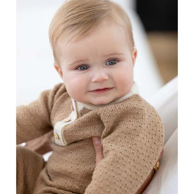 Archie Jumpsuit, Camel - Rompers - 5