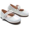 Amelia Floral Band Flats, White - Mary Janes - 3