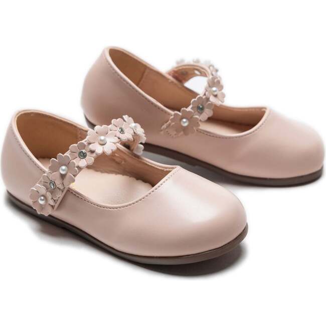 Amelia Floral Band Flats, Pink - Mary Janes - 3