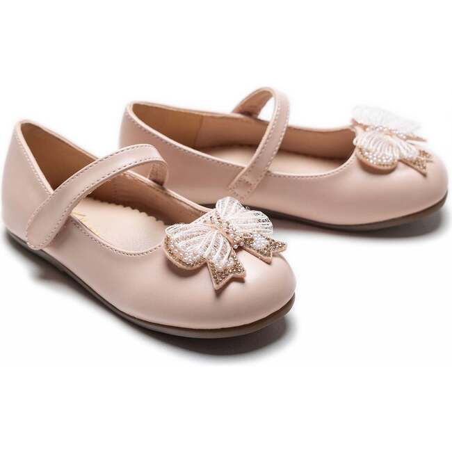 Charlotte Ribbon Flats, Pink - Mary Janes - 3