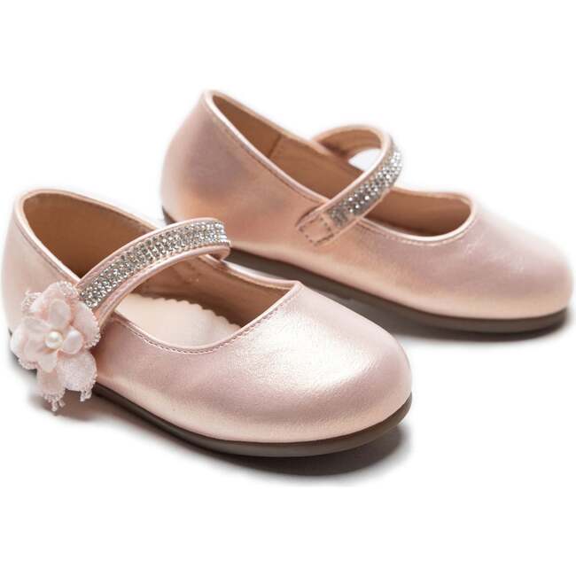 Primrose Rhinestone Flats, Pink - Mary Janes - 3