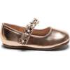 Amelia Floral Band Flats, Champagne - Mary Janes - 2