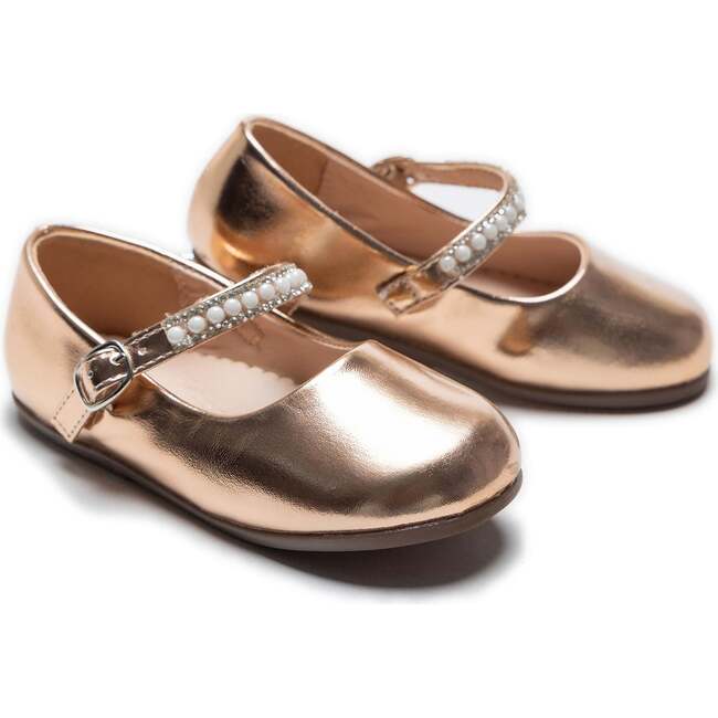 Margot Pearl Band Flats, Champagne - Mary Janes - 3